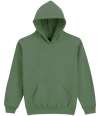 GD68B SF500B Gildan Kids SoftStyle® Midweight Hoodie Military Green colour image